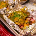 Keto Chicken Bacon Ranch Foil Packets