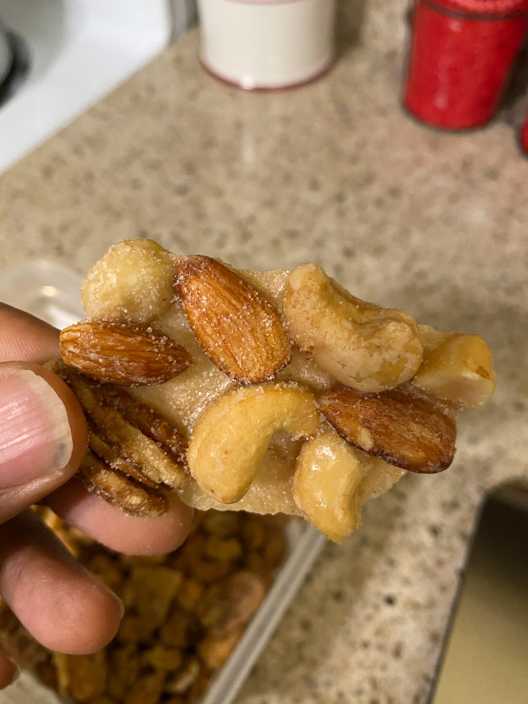 Keto Salted Caramel Nut Brittle