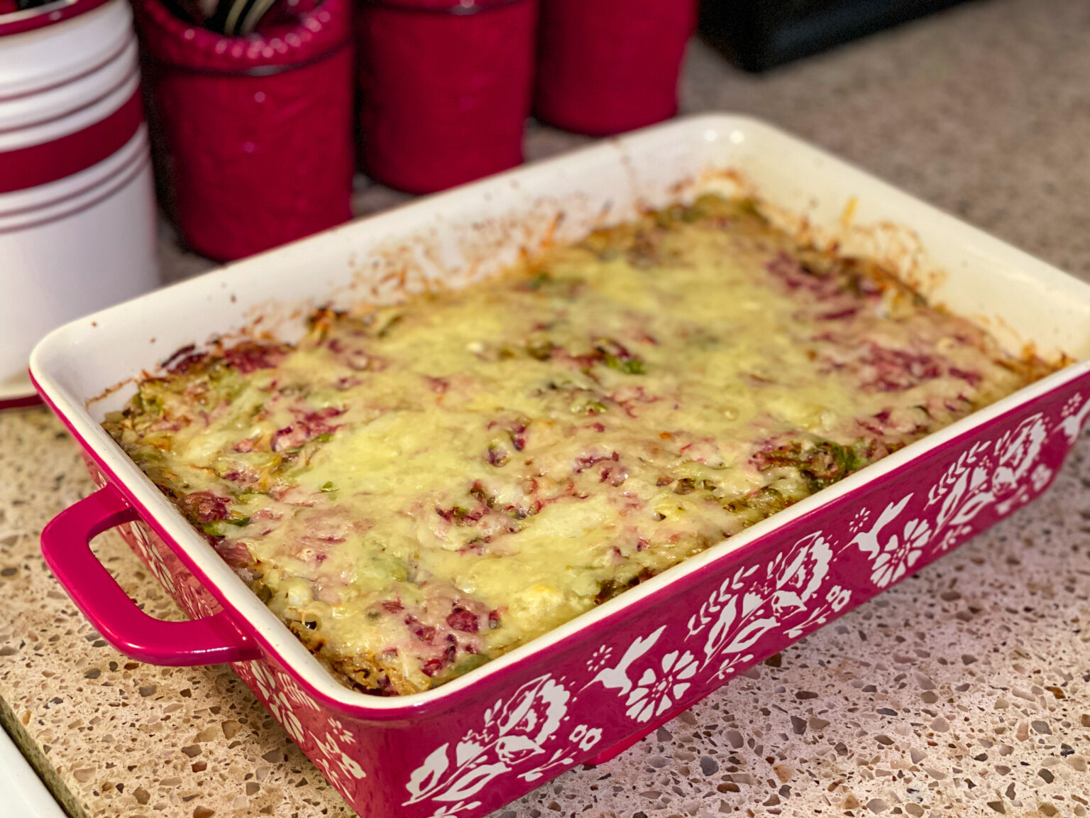 Keto corned beef and cabbage casserole