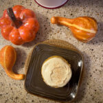 Keto pumpkin spice mug cake