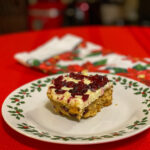 Keto Christmas Cranberry Bars