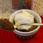 keto gingerbread mug cake