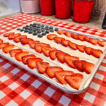 Keto American Flag Cake