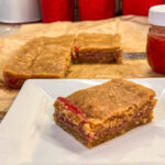 Keto No-bake Peanut Butter & Jelly Bars