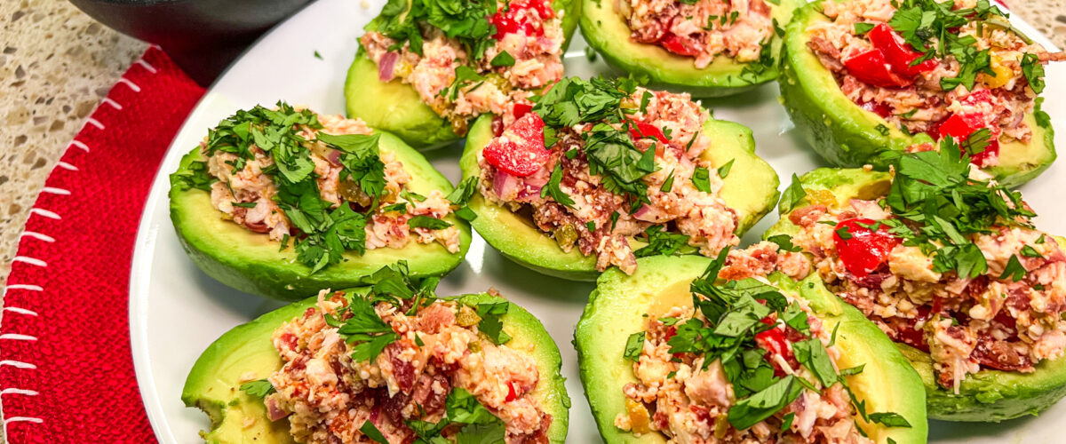 keto zesty avocado boats